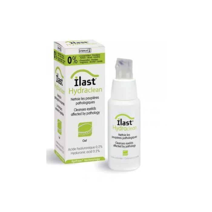 Gel nettoyant pour les paupières Ilast Hydra Tube 50ml 