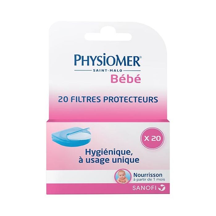FILTRES PROTECTEURS PHYSIOMER x 20