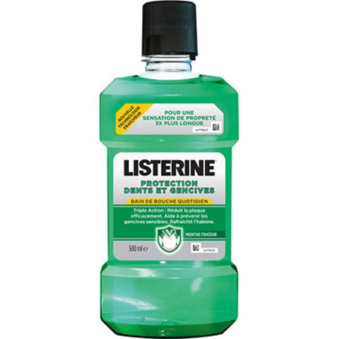 listerine total care fraicheur sante bucco dentaire 500ml