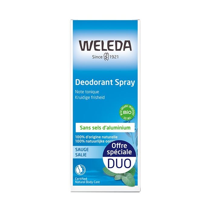 DEODORANT A LA SAUGE WELEDA 2 x100ML