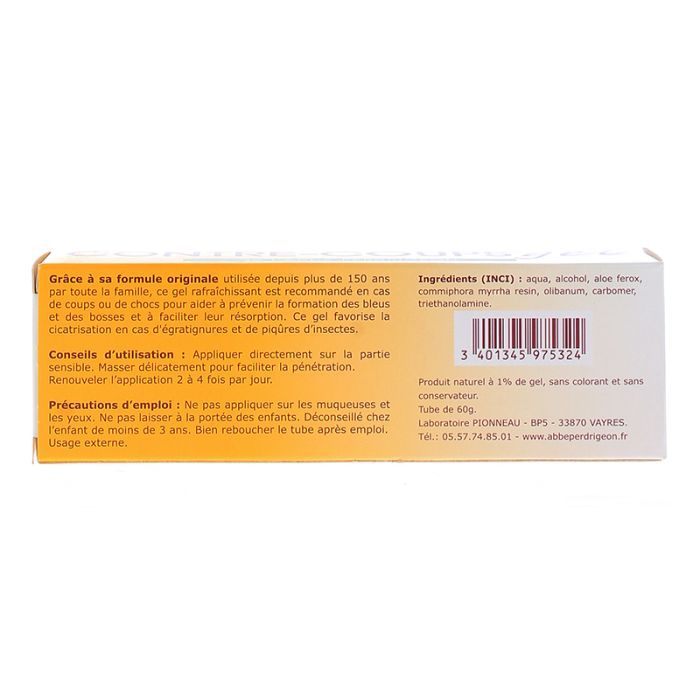Contre-coups de l'abbe perdrigeon gel 60gr