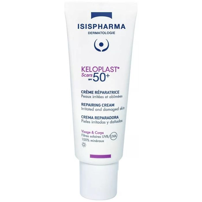 Crème Réparatrice SPF50+ Keloplast Scars Isispharma 40ml