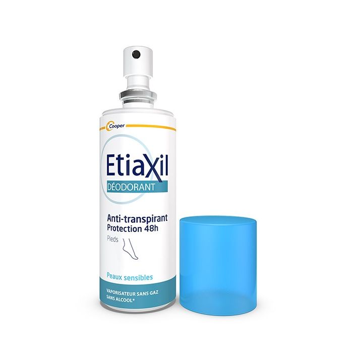 Etiaxil Anti-Transpirant pour Pieds 100ml - Efficacité 48h 