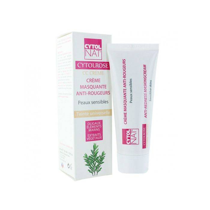 CC Creme masquante Anti-rougeurs teinte universelle 40ml Cytolnat Cytolrose 
