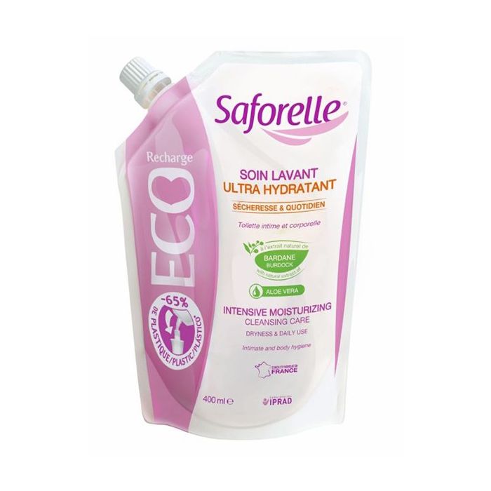 SAFORELLE SOIN LAVANT ULTRA HYDRATANT RECHARGE 400 ML