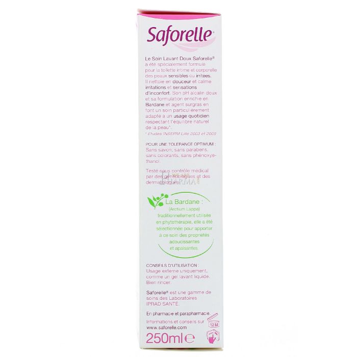 Saforelle gel lavant doux 250 ml