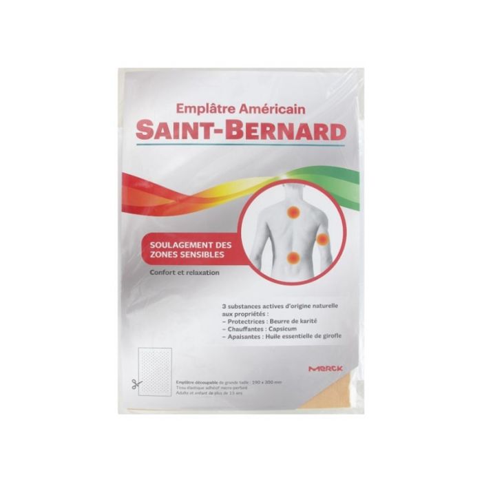 patch relaxant saint bernard pour zones sensibles
