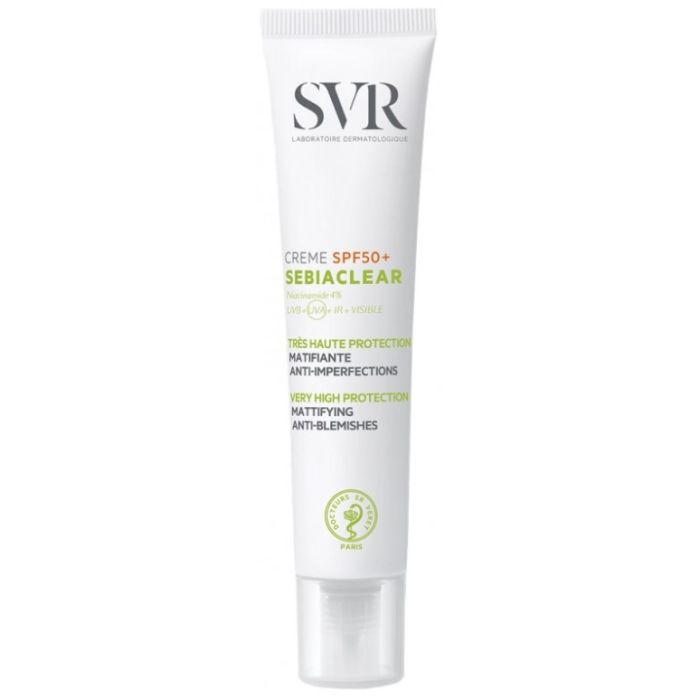 svr sebiaclear creme spf50 50ml protection solaire