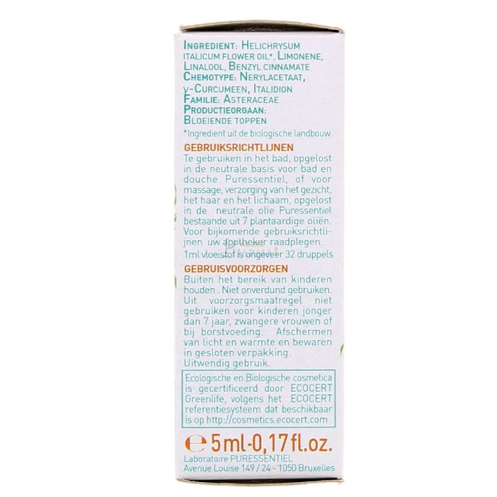  puressentiel huile essentielle d'helichryse 5ml