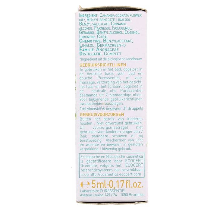  puressentiel huile essentielle d'ylang-ylang 5ml