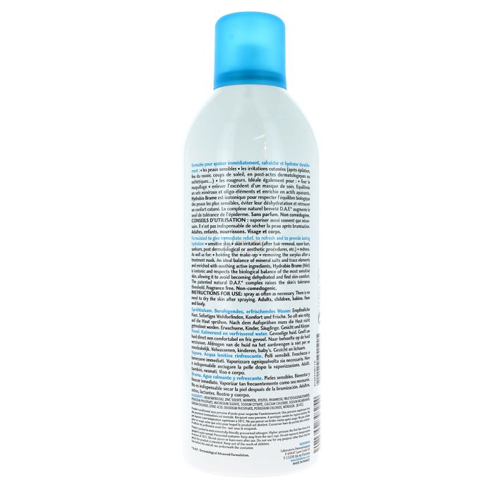 Brume eau apaisante rafraichissante 300ml bioderma hydrabio