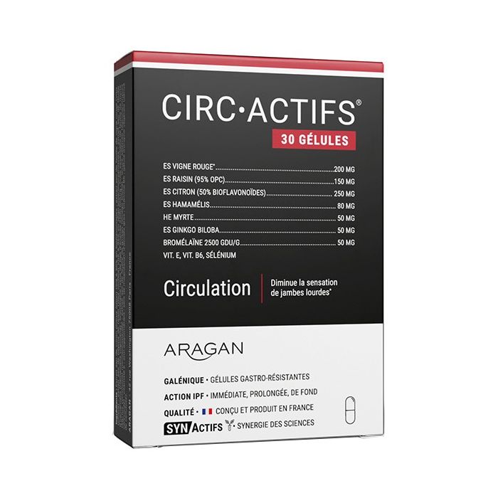SYNACTIFS Circactifs Circulation 30 gélules
