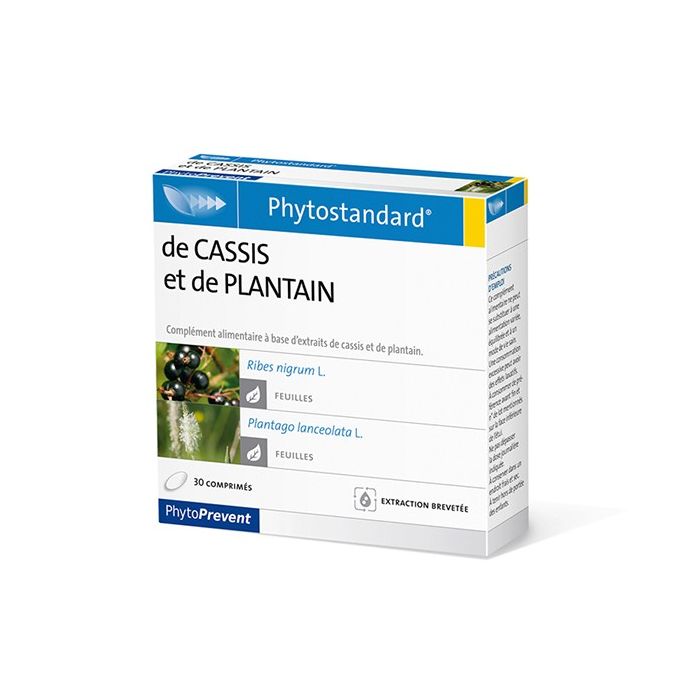 PHYTOSTANDARD DE CASSIS ET DE PLANTAIN PELEJE 30 COMPRIMES
