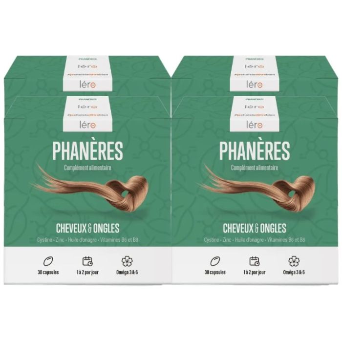LERO PHANERES CHEVEUX ONGLES 90 + 30 CAPSULES
