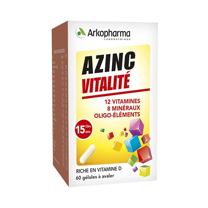 AZINC FORME ET VITALITE ARKOPHARMA 60 GELULES