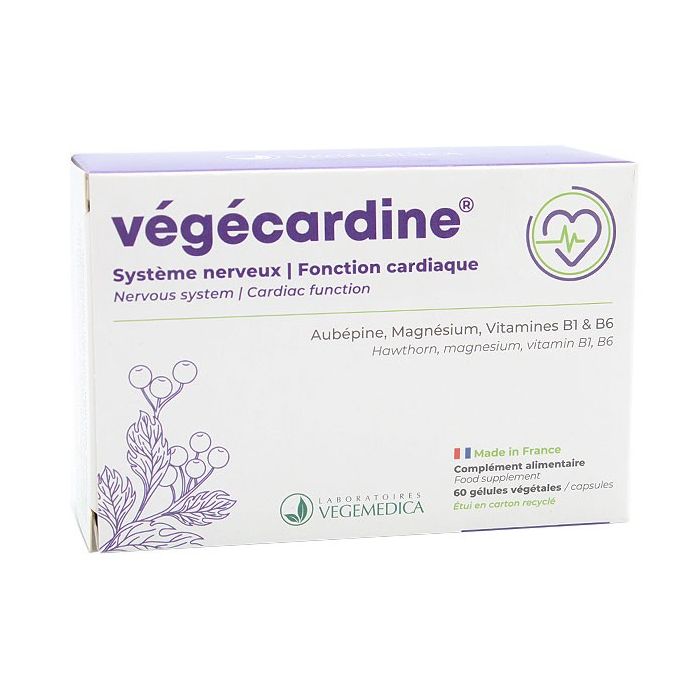 60 gelules vegecardine vegemedica