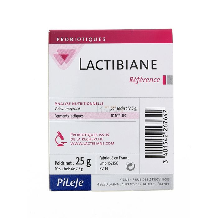 Reference pileje 10 sachets lactibiane
