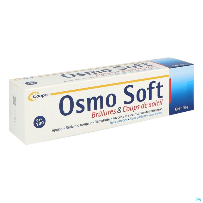 OSMO Soft - Gel Réparateur Brûlures et Coups de Soleil (150g)