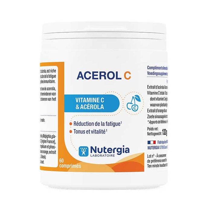ACEROL C NUTERGIA 60 COMPRIMES