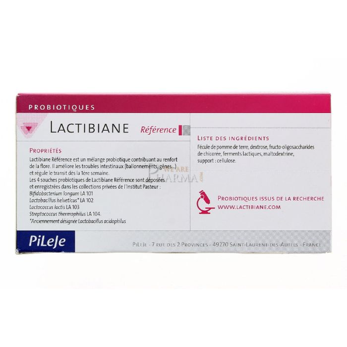 Reference pileje 2,5g x 30 sachets lactibiane