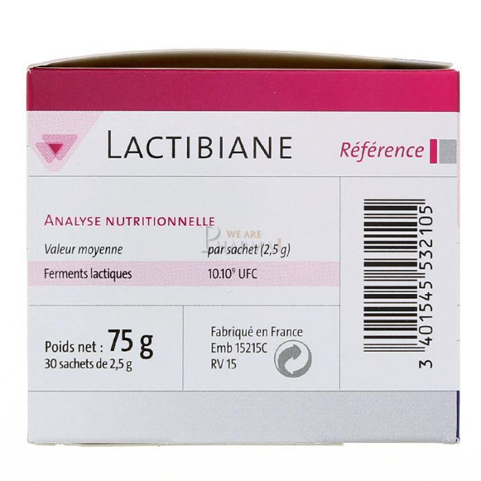 Reference pileje 2,5g x 30 sachets lactibiane