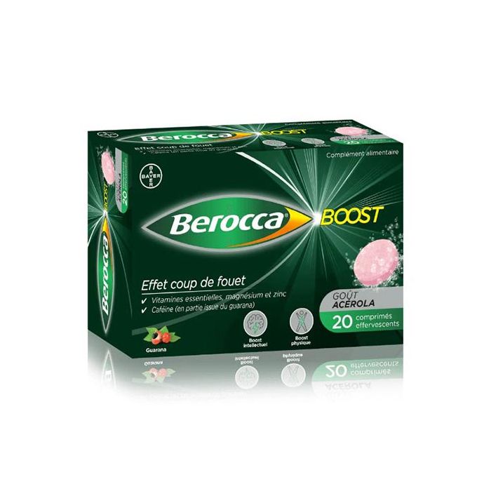 BEROCCA Boost Effervescents 20 Comprimés