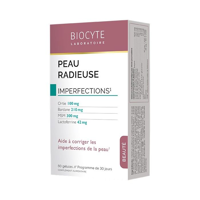 BIOCYTE Peau Radieuse 60 gélules