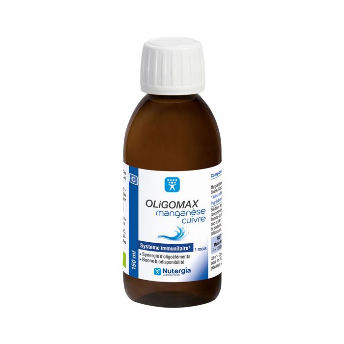 NUTERGIA Oligomax Manganèse Zinc 150ml