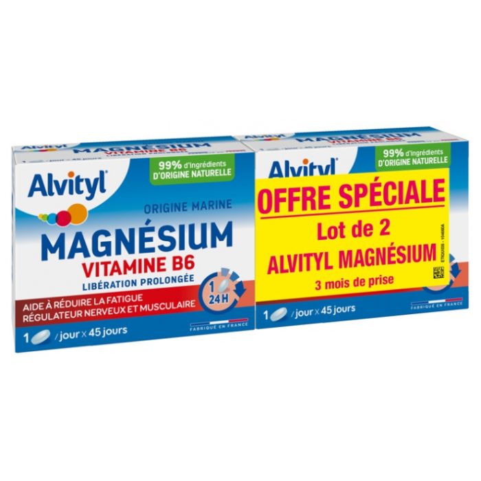 lot 2x45 comprimes Alvityl magnesium vitamine b6