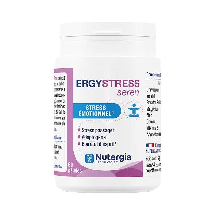 NUTERGIA ERGYSTRESS SEREN 60 gélules