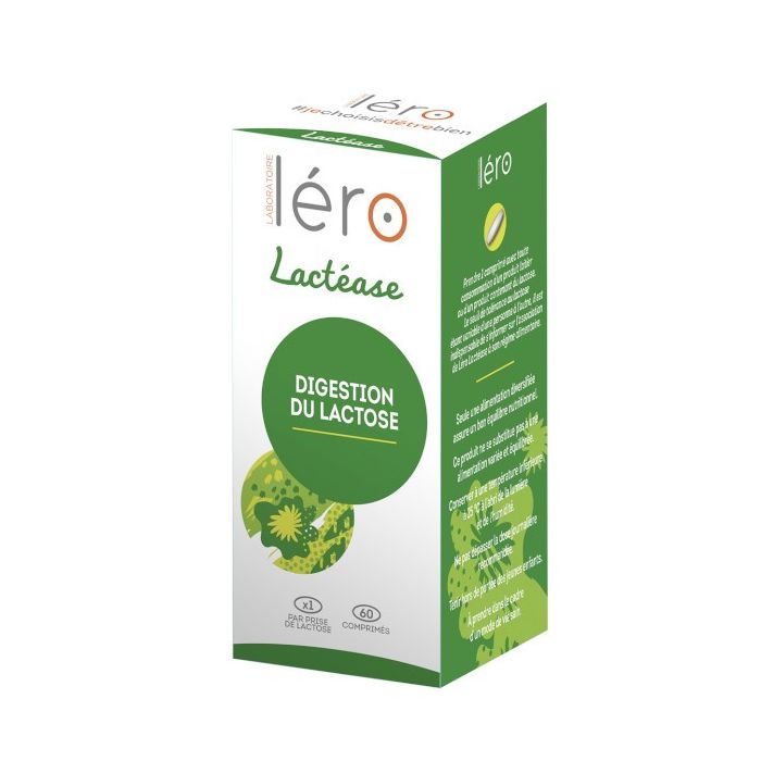 60 comprimes lactease lero pour une digestion aisee