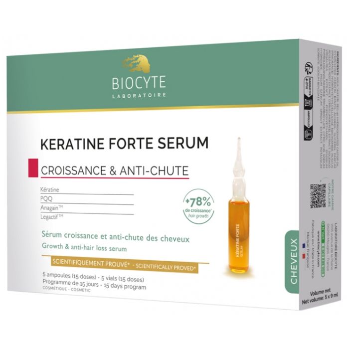 BIOCYTE Keratine Forte Sérum 5x9ml