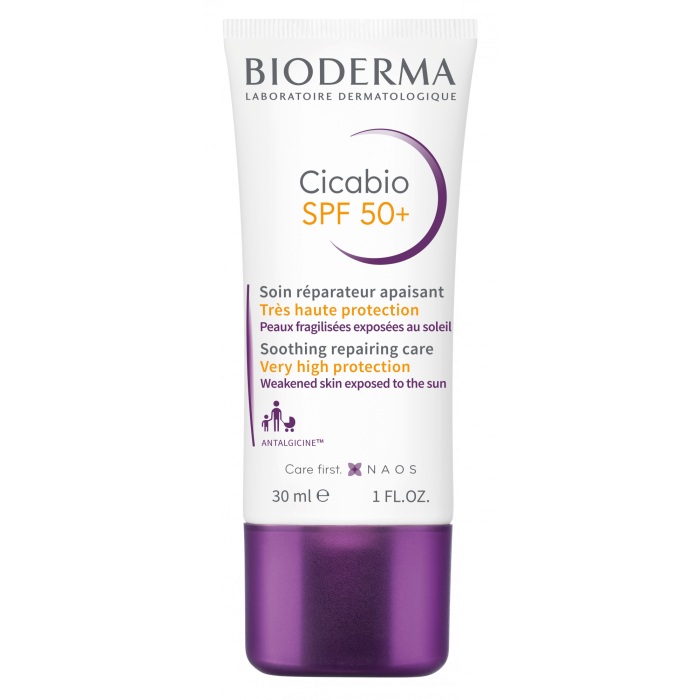BIODERMA Cicabio SPF 50+ Crème Soin réparateur Apaisant 30ml