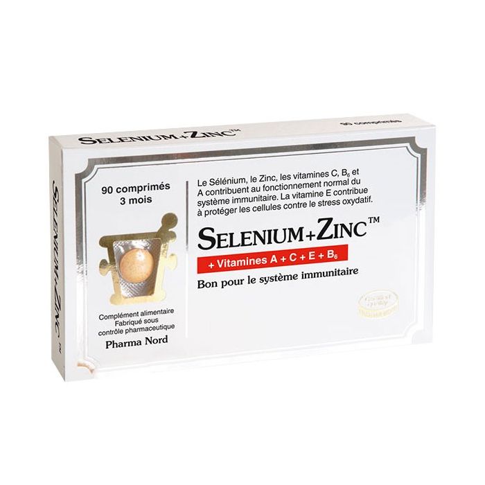 Selenium + zinc pharma nord 90 comprimes