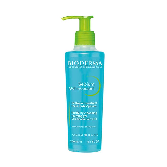 BIODERMA Sébium Gel Moussant Nettoyant Purifiant 200ml