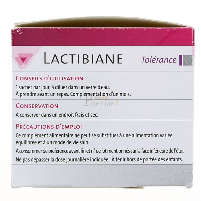 Sachets lactibiane tolerance pileje 2,5g x 30