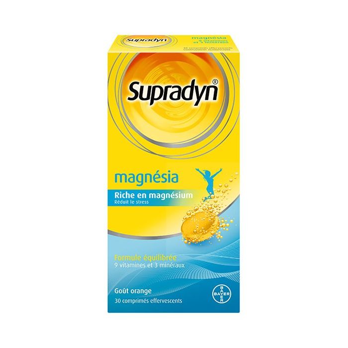 SUPRADYN MAGNESIA EFFERVESCENT 30 COMPRIMES