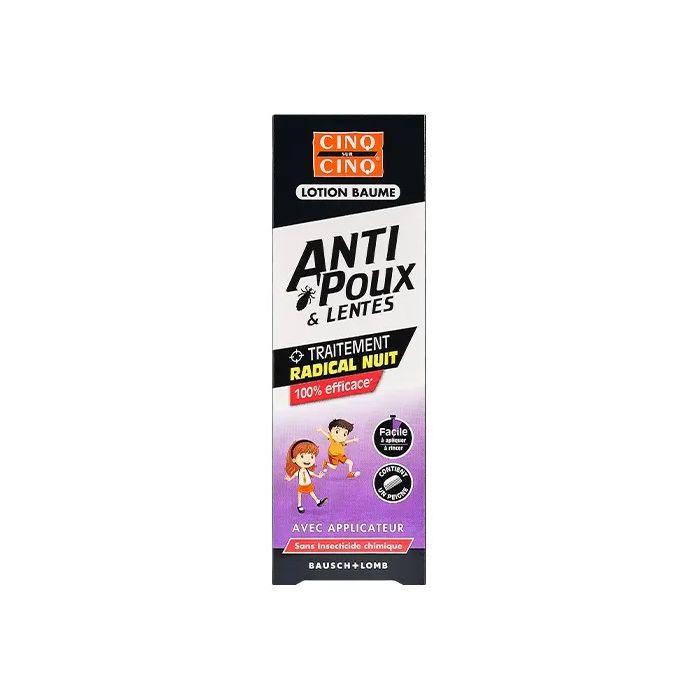 Anti poux Cinq sur Cinq Lotion Baume Nuit 100ml
