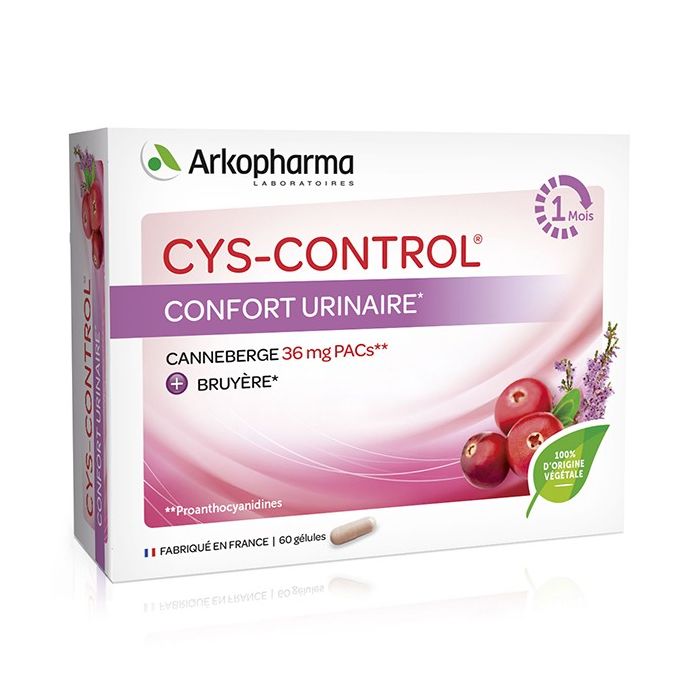 CYS-CONTROL Confort Urinaire ARKOPHARMA x 60 Gelules