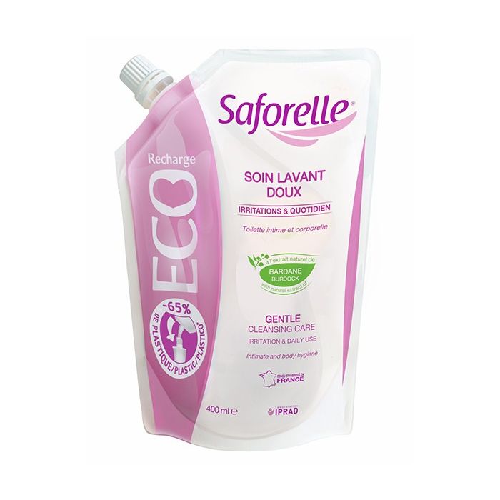 SAFORELLE SOIN LAVANT DOUX RECHARGE 400 ML