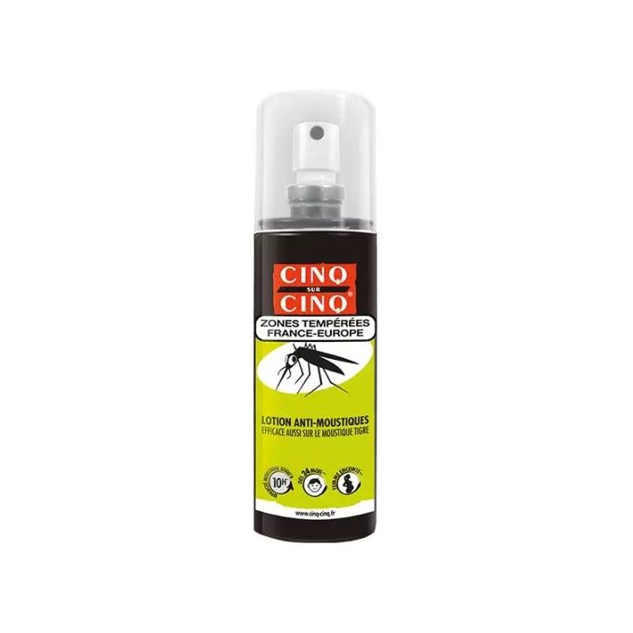 CINQ SUR CINQ Zones Tempérées Spray Anti-Moustiques 100ml
