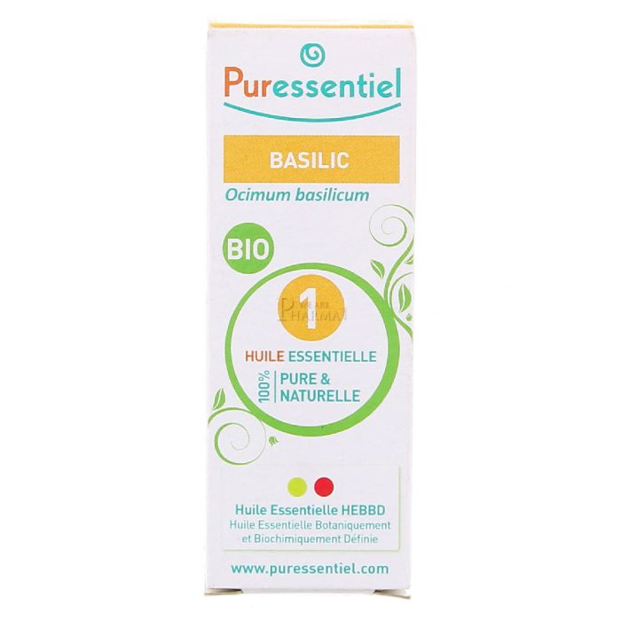 PURESSENTIEL Huile Essentielle de Basilic BIO 5ml