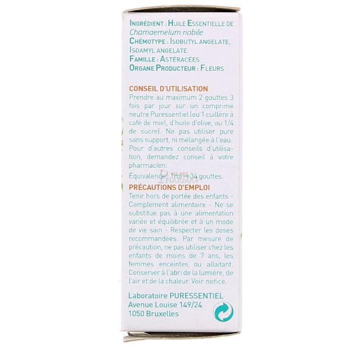  puressentiel huile essentielle de camomille romaine 5ml