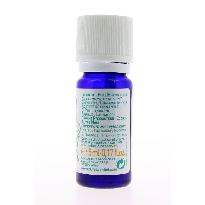  puressentiel huile essentielle de cannelle de ceylan 5ml