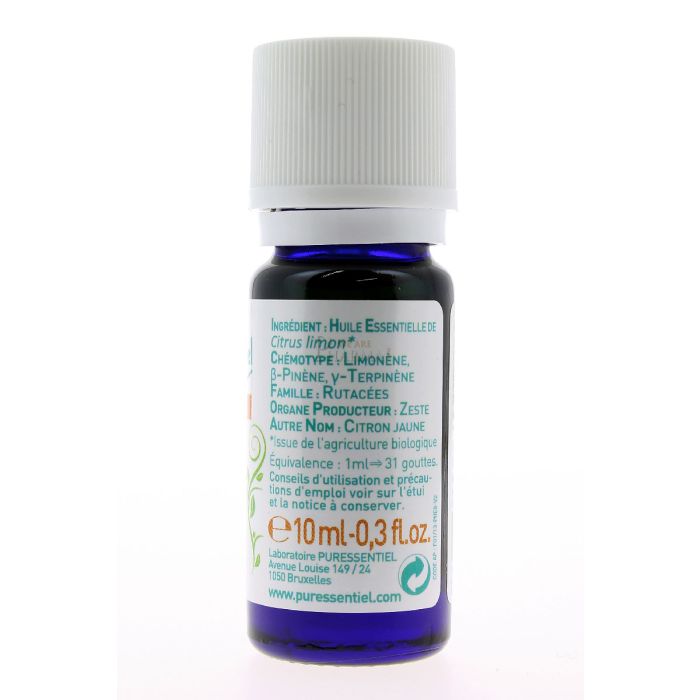  puressentiel huile essentielle de citron 10ml