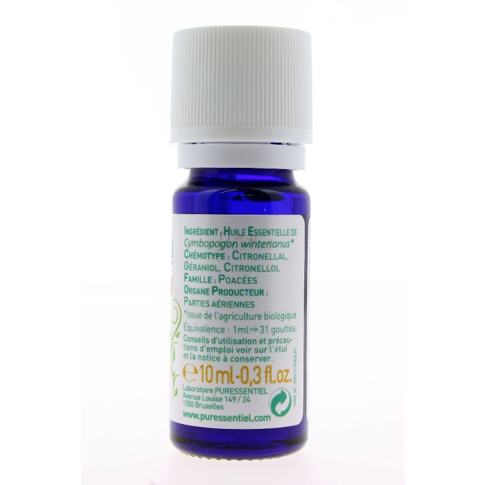 puressentiel huile essentielle de citronnelle de java 10ml