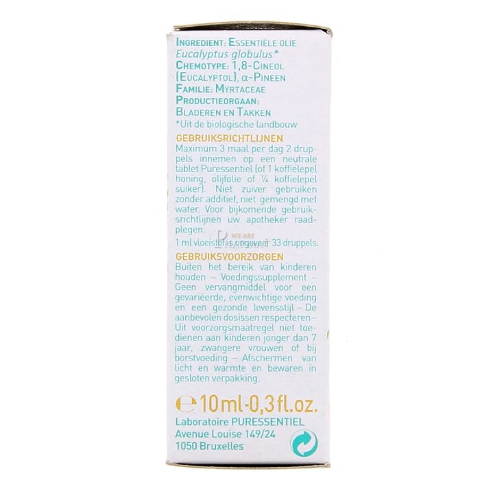  puressentiel huile essentielle d'eucalyptus globuleux 10ml
