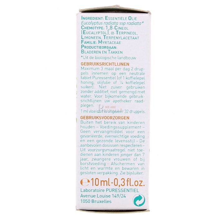  puressentiel huile essentielle d'eucalyptus radie 10ml