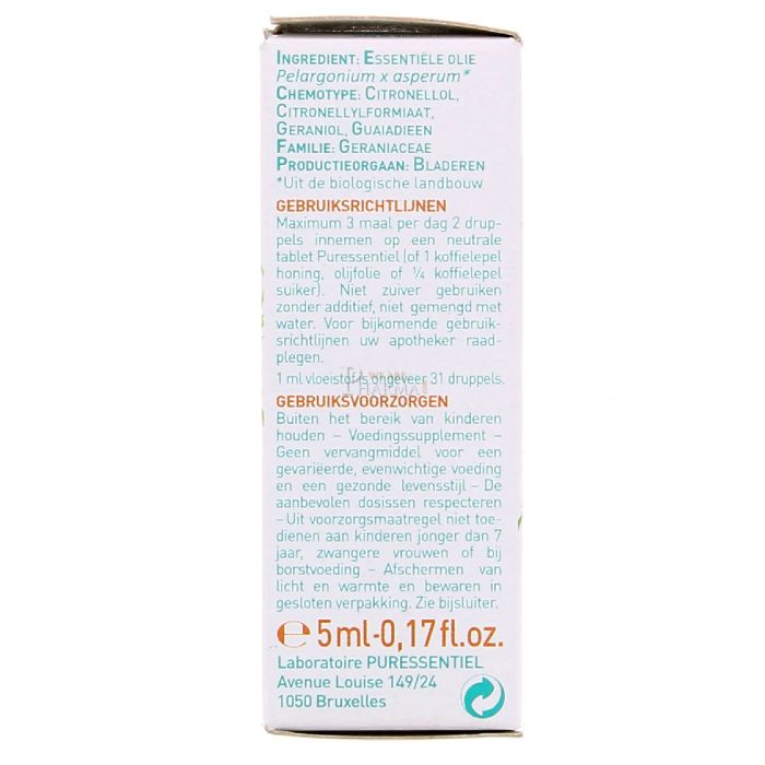  puressentiel huile essentielle de geranium 5ml