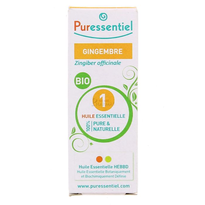 PURESSENTIEL HUILE ESSENTIELLE DE GINGEMBRE 5ML